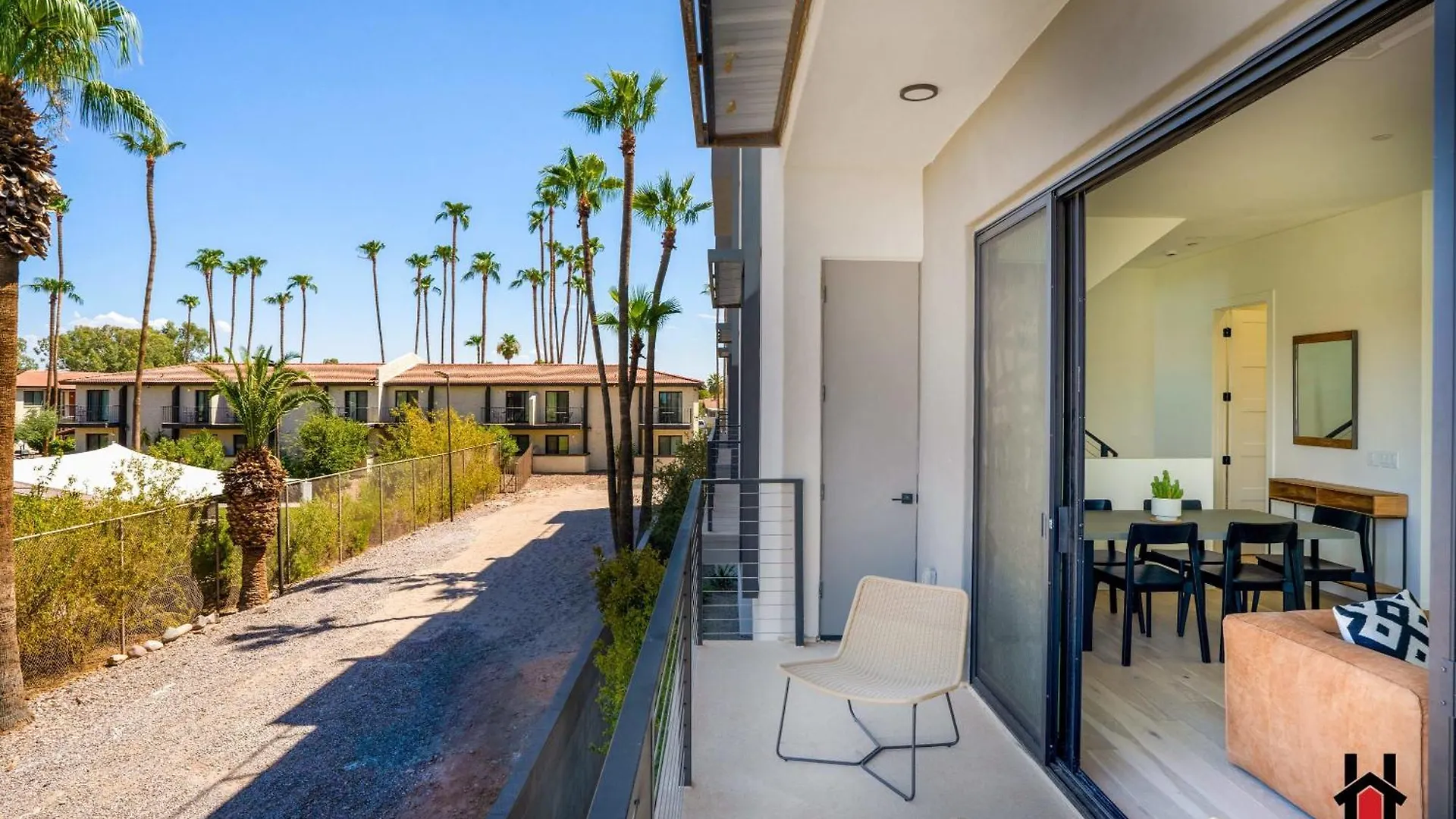 Townhome, Private Roof Terrace, Office, Garage 스코 츠 데일 펜션