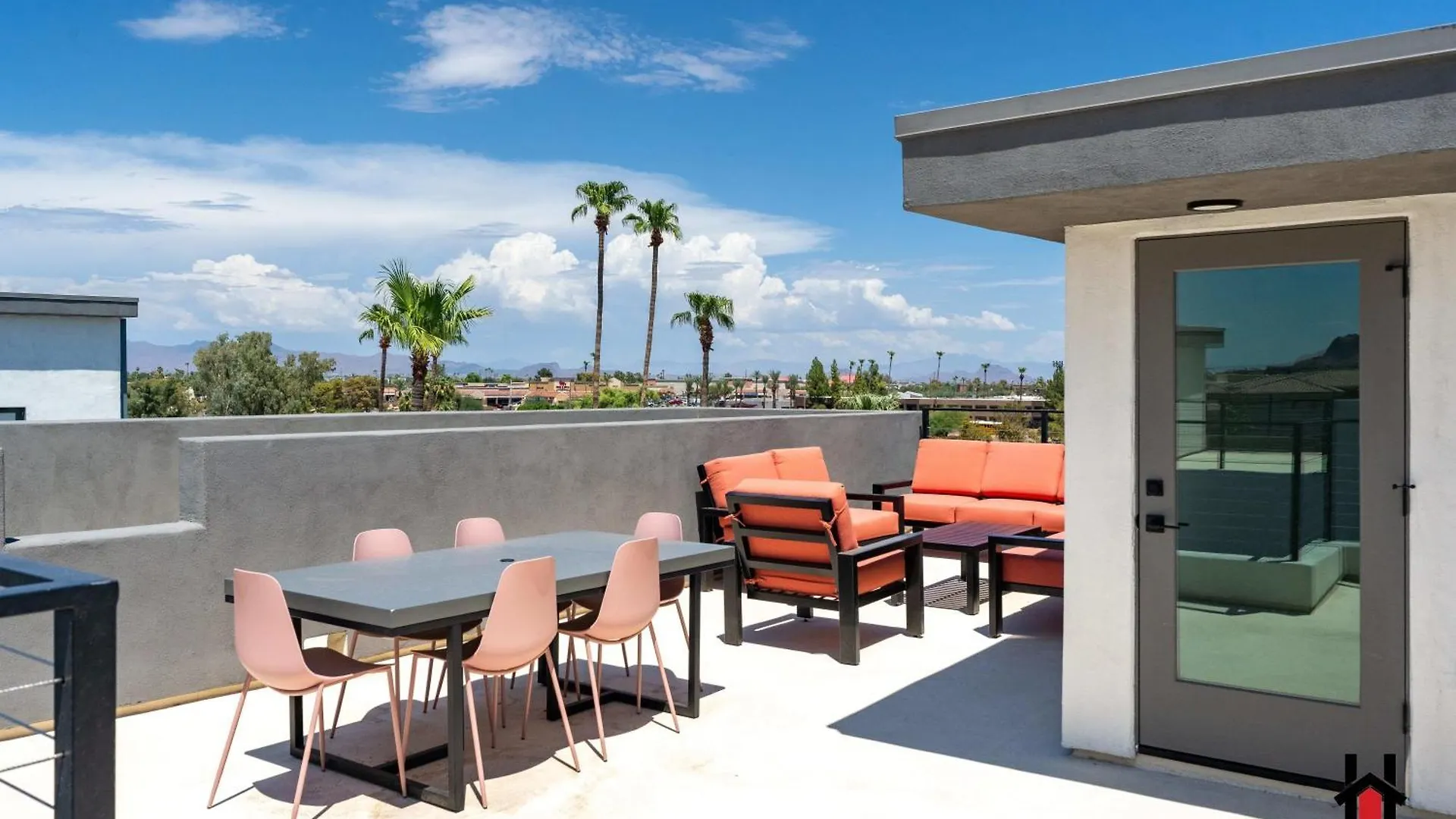 Townhome, Private Roof Terrace, Office, Garage 스코 츠 데일 펜션